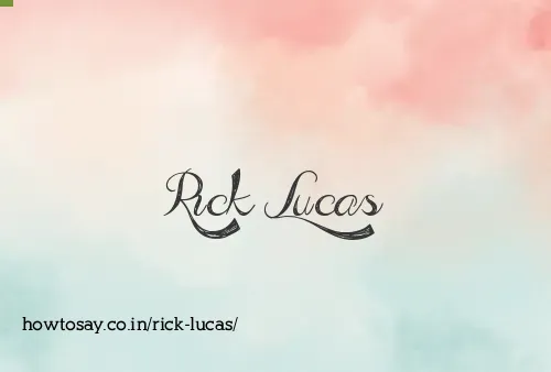Rick Lucas