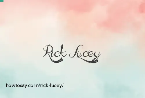Rick Lucey