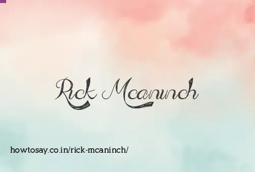 Rick Mcaninch