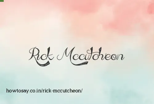 Rick Mccutcheon
