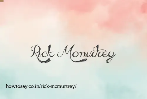 Rick Mcmurtrey