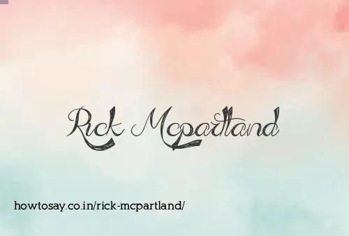 Rick Mcpartland