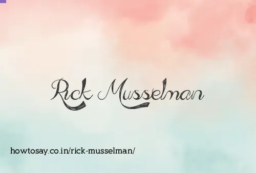 Rick Musselman