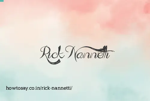Rick Nannetti