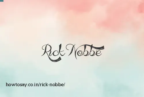 Rick Nobbe