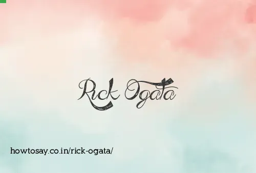 Rick Ogata