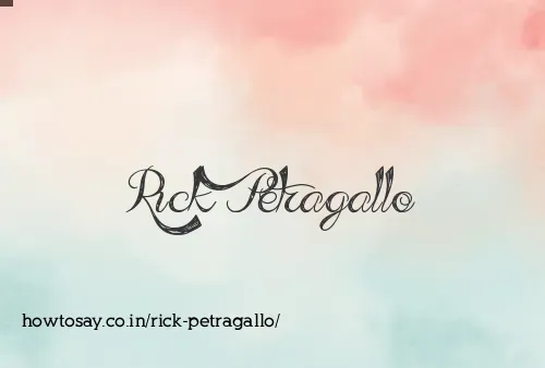 Rick Petragallo
