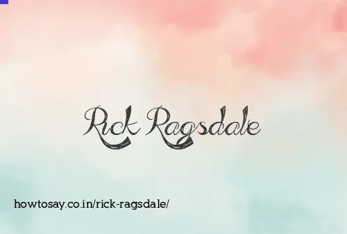 Rick Ragsdale