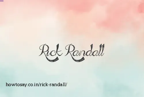 Rick Randall