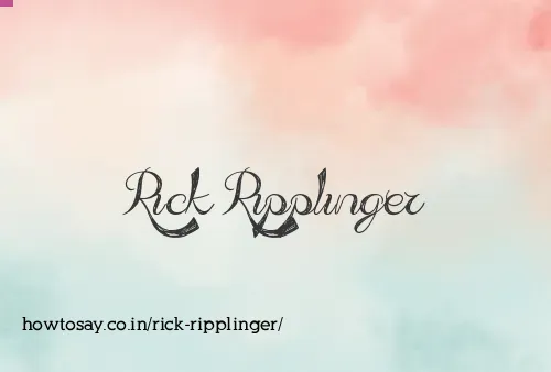 Rick Ripplinger