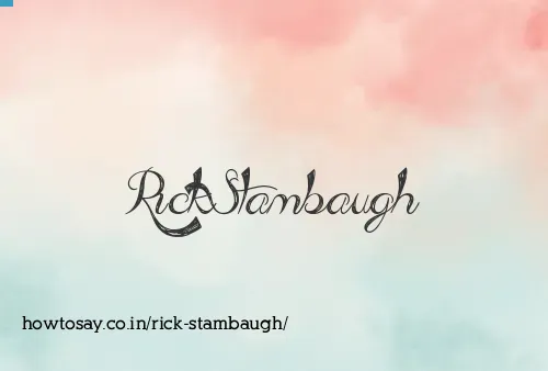 Rick Stambaugh