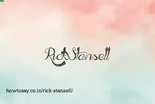 Rick Stansell