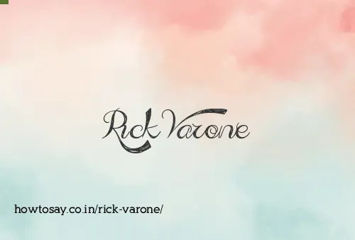 Rick Varone