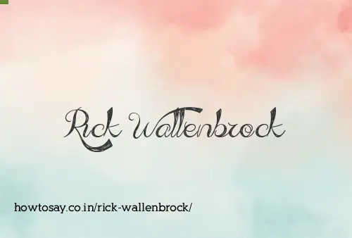 Rick Wallenbrock