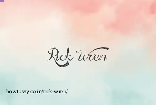 Rick Wren