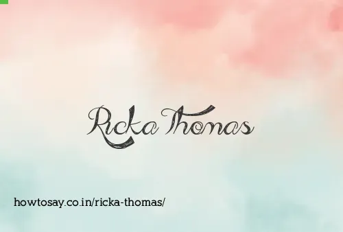 Ricka Thomas