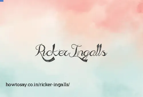 Ricker Ingalls