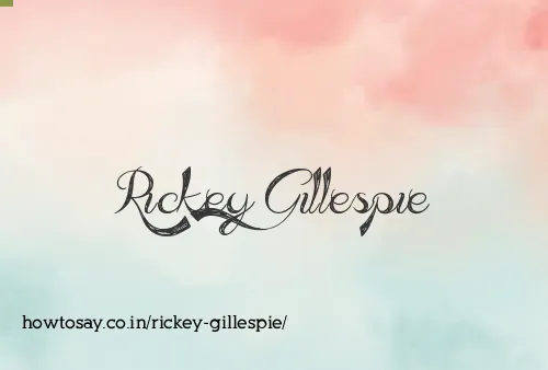 Rickey Gillespie