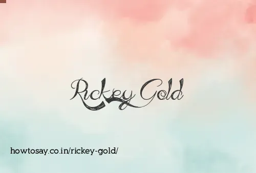 Rickey Gold