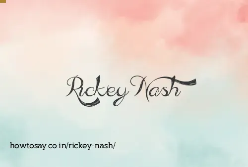Rickey Nash