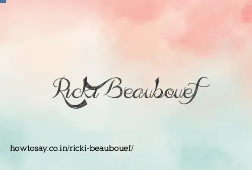 Ricki Beaubouef