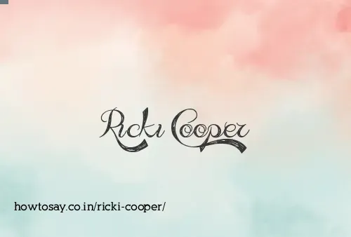Ricki Cooper