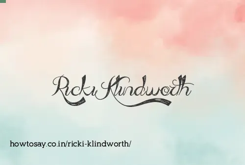 Ricki Klindworth