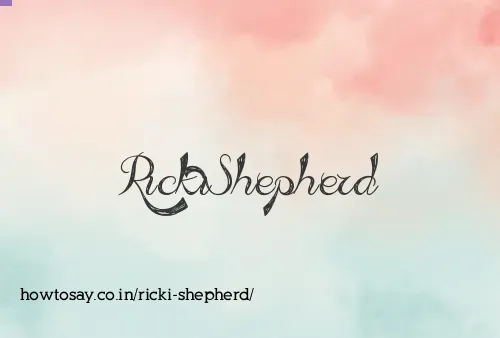 Ricki Shepherd