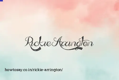 Rickie Arrington