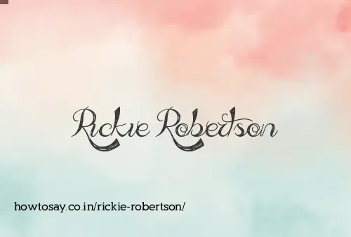 Rickie Robertson