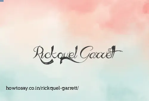 Rickquel Garrett
