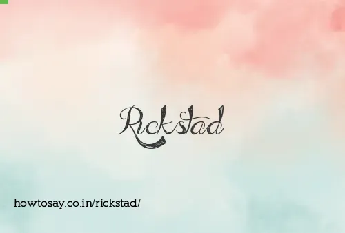 Rickstad