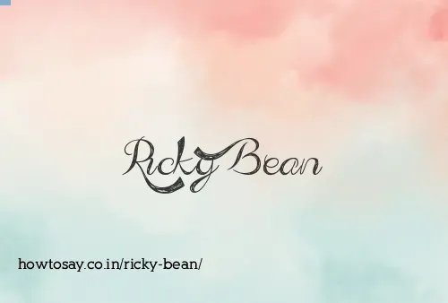 Ricky Bean