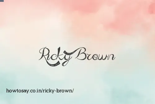 Ricky Brown
