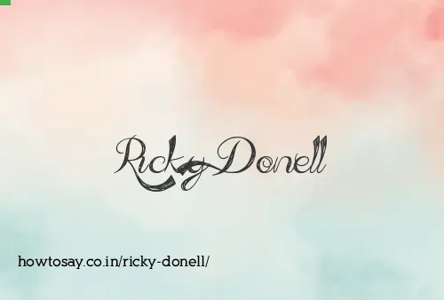 Ricky Donell