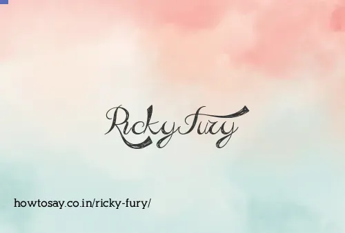 Ricky Fury