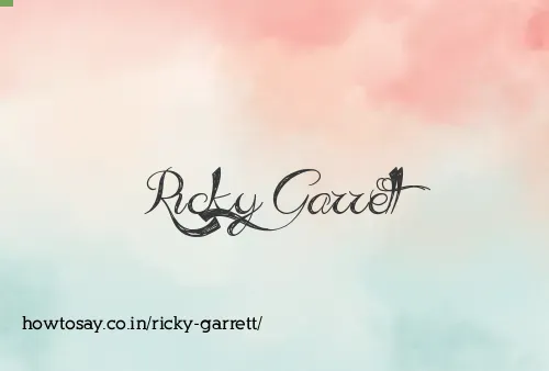 Ricky Garrett