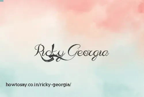 Ricky Georgia