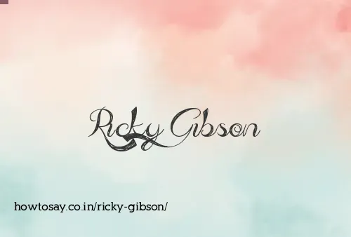 Ricky Gibson