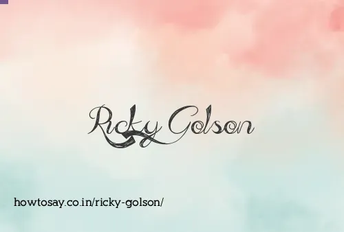 Ricky Golson