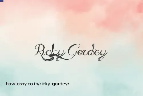 Ricky Gordey