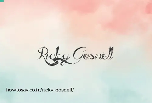 Ricky Gosnell
