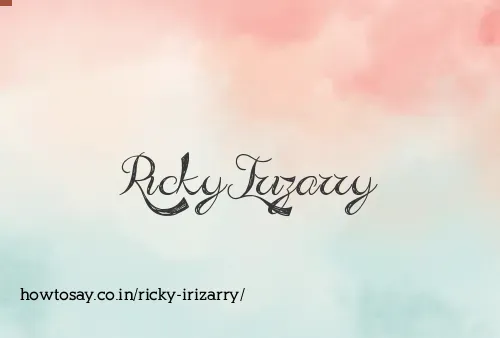 Ricky Irizarry