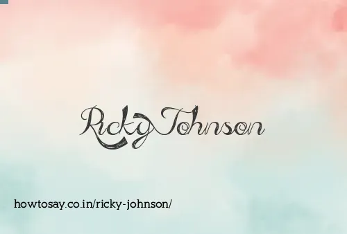 Ricky Johnson