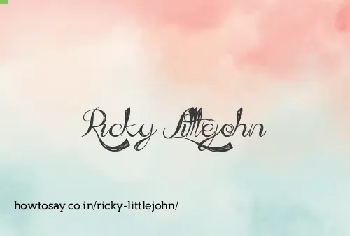 Ricky Littlejohn