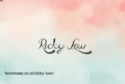 Ricky Low