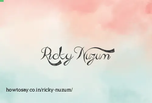 Ricky Nuzum
