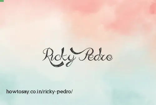 Ricky Pedro
