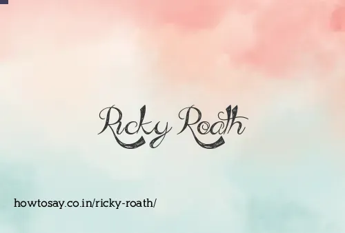 Ricky Roath
