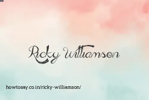 Ricky Williamson